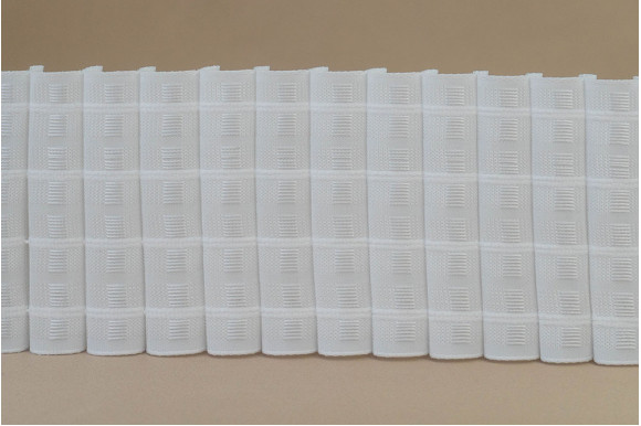 Тесьма для штор х/б LCK-10 (карандаш) 8-ми рядная кс-1:2