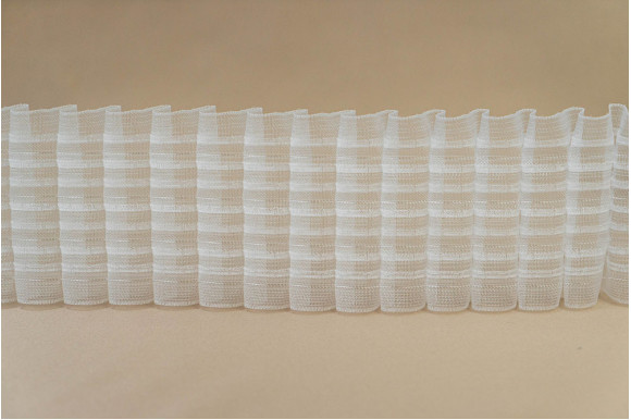 Тесьма для штор органза LOK-10 (карандаш) 8-ми рядная кс-1:2