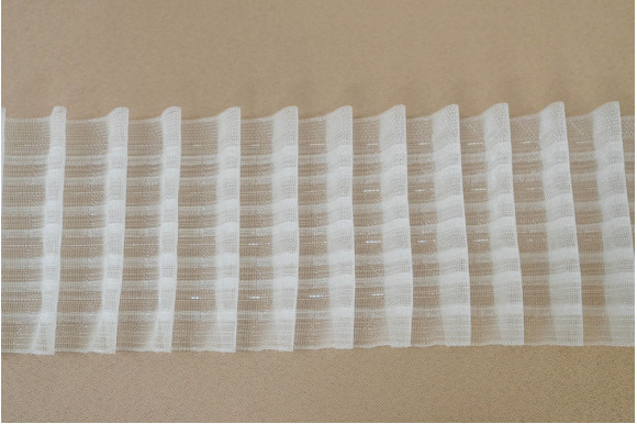 Тесьма для штор органза LOK-10 (карандаш) 8-ми рядная кс-1:2