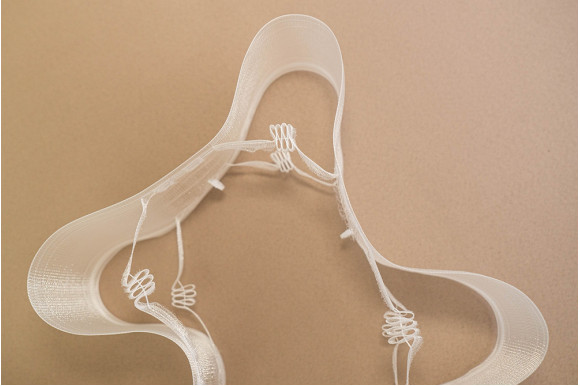 Тесьма фальшлюверсная под крючки и трубу LFL-10-1006 с фиксацией складки 1:2