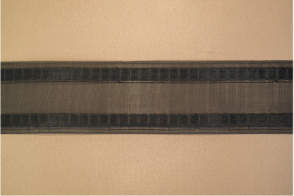 Тесьма фальшлюверсная под крючки LFL-8 черная