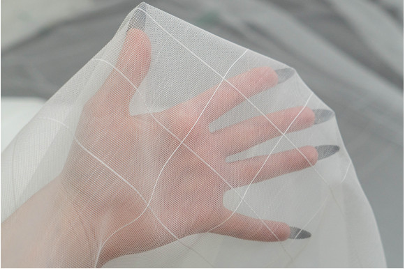 Тюль мікросітка льон бамбук Anita TSL-8887