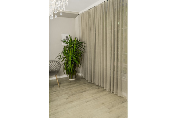 Тюль льон сітка з люрексом Helen TLL-8937