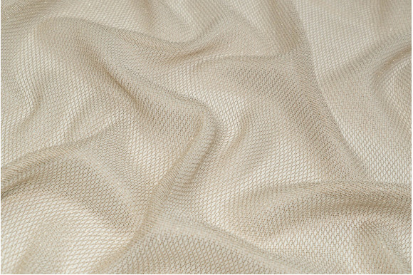 Тюль льон сітка з люрексом Helen TLL-8937