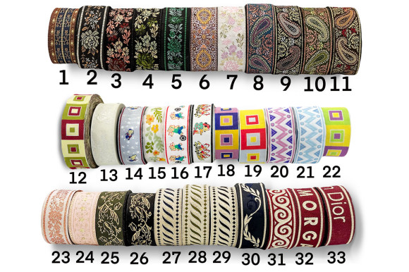 Тесьма декоративная TD-8956 3,5см/10м