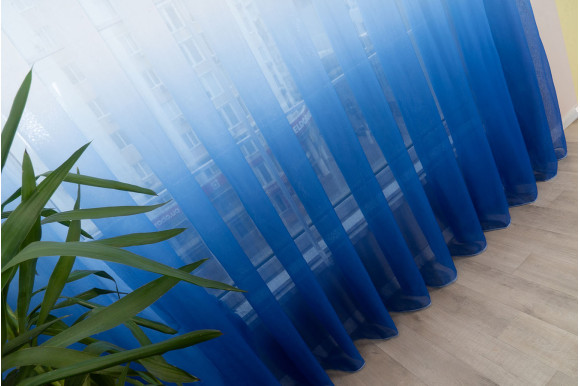 Тюль растяжка лен TRL-749 отрез 2,1 метра