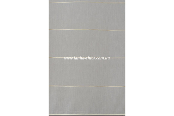 Тюль льон смужка Mistero NS-009-03 відріз 4,4 метра