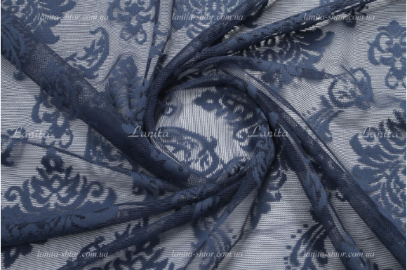 Тюль жаккард корона Woska D-24-29 отрез 3,7 метра