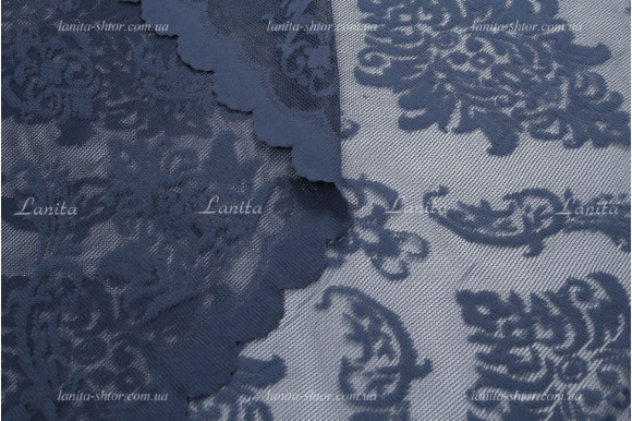 Тюль жаккард корона Woska D-24-29 отрез 3,7 метра