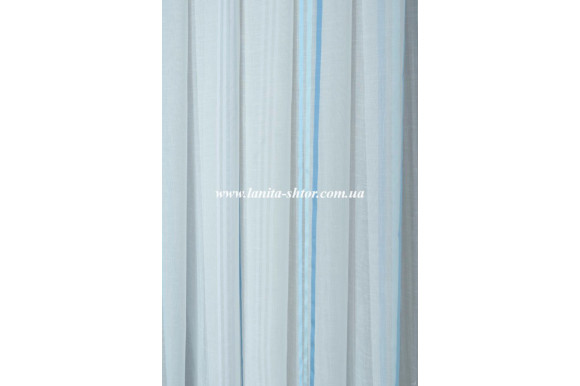 Тюль лен полоска Vivaldi BT-11-05 отрез 3,2 метра