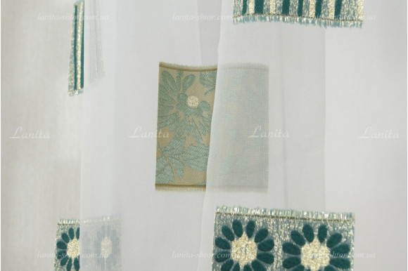 Тюль органза Mexx TOG2-7739 отрез 4,7 метра