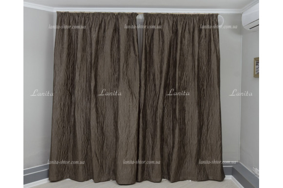 Шторы плиссе парча Mexx SPH-1383 отрез 3,65 метра