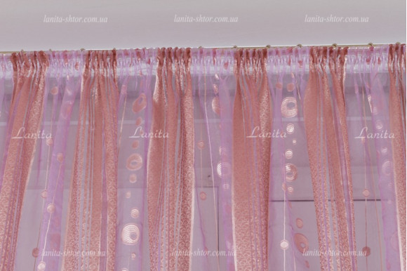 Тюль органза Mexx TOG-1416 отрез 4,0 метра