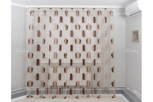 Тюль органза Mexx TOG3-1434 отрез 5,3 метра