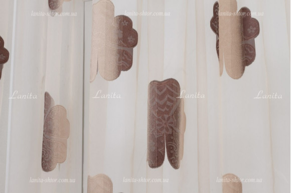 Тюль органза Mexx TOG3-1434 отрез 5,3 метра