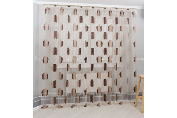 Тюль органза Mexx TOG3-1434 отрез 5,3 метра