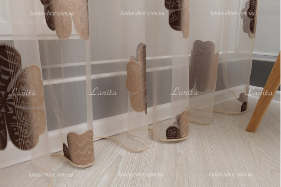 Тюль органза Mexx TOG3-1434 отрез 5,3 метра