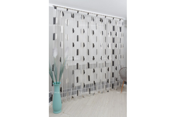 Тюль органза Mexx TOG3-1436 отрез 4,9 метра