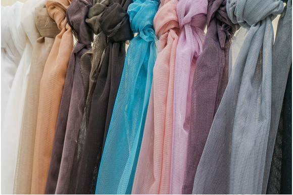 Тюль французький фатин Avensis TFS-9022 венге