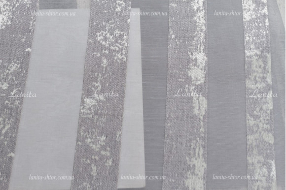 Тюль в полоску Caron TOL-1496 отрез 3,0 метра