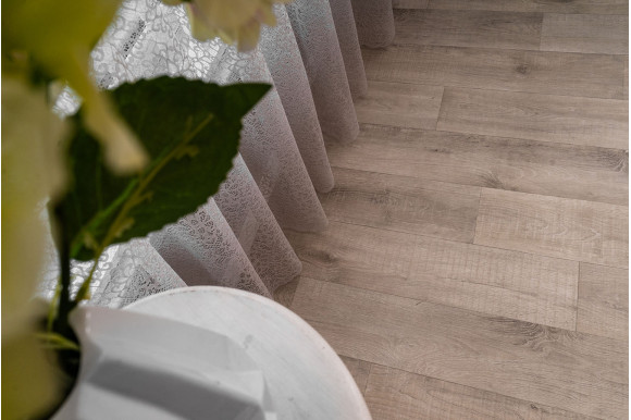 Тюль гипюр Jadore JY-9035 серо-бежевый