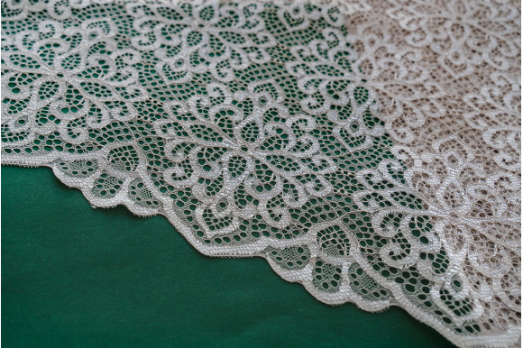 Тюль гипюр Jadore JY-9035 серо-бежевый