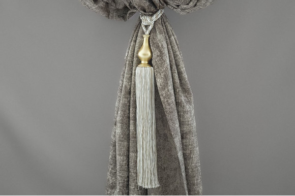 Китиці для штор KMS-9057 бежево-молочні