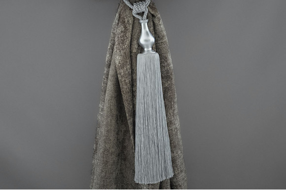 Китиці для штор KMS-9058 сріблясті