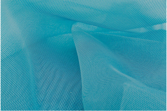 Тюль французький фатин Avensis TFS-9063 бірюзовий