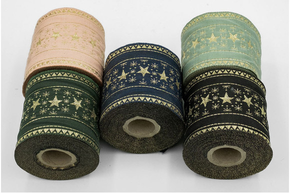 Тесьма декоративная TD-9075 6,5см/10м