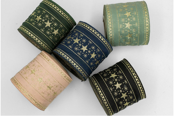 Тесьма декоративная TD-9075 6,5см/10м