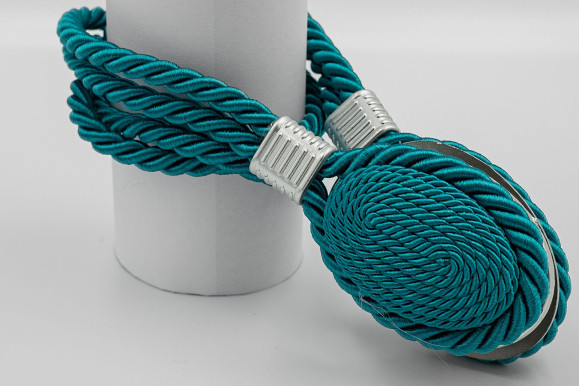 Магнит для штор Джут 9084 темно-бирюзовый