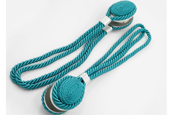 Магнит для штор Джут 9084 темно-бирюзовый Магнит для штор Джут 9084 темно-бирюзовый