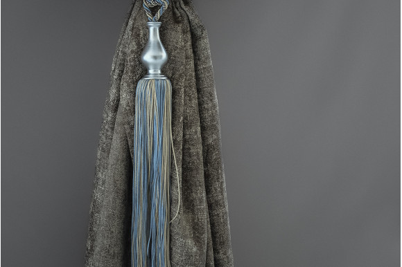 Кисти для штор KMS-9099 бежево-синие