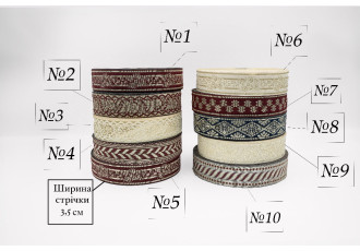 Тасьма декоративна TD-9113 3,5см/50м