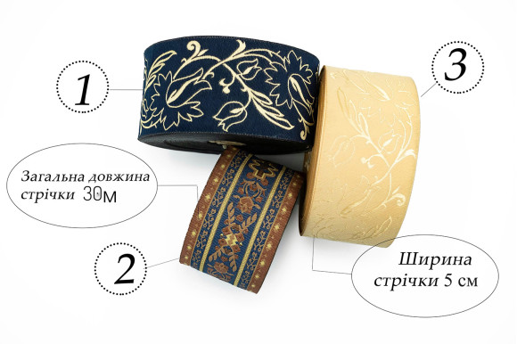 Тесьма декоративная TD-9121 5см