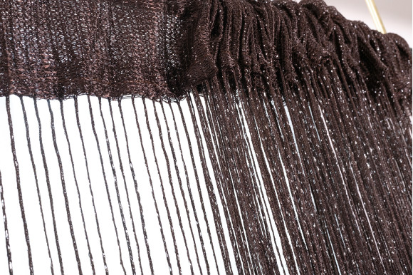 Шторы нити дождик шоколадные 204 SN-9134