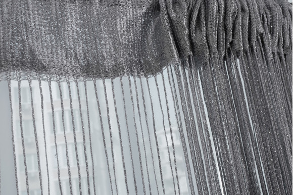 Шторы нити дождик темно-серые 207 SN-9136