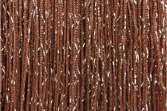 Шторы нити дождик коричневые 10 SN-9155