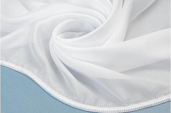 Тюль вуаль шелк Steffani TSV-9164 белый