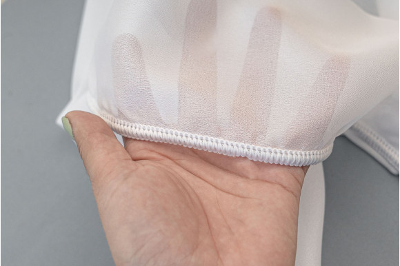 Тюль вуаль шелк Steffani TSV-9164 белый