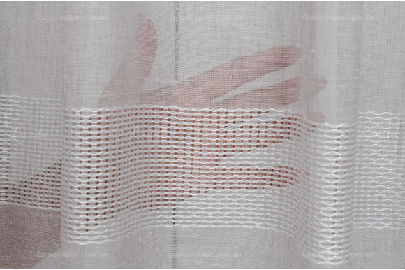 Готовый тюль лен Amrita GT-9168 1,40м/2,5м