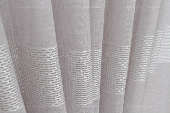 Готовый тюль лен Amrita GT-9168 1,40м/2,5м