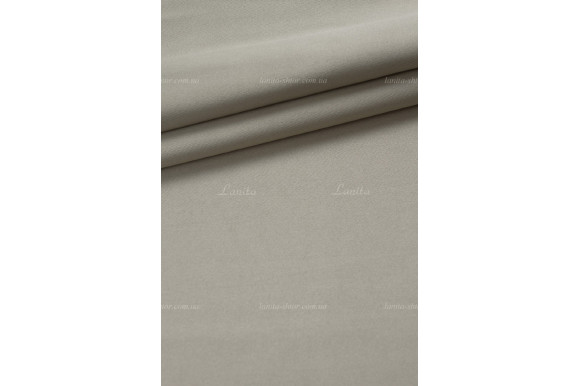 Штори блекаут сіро-бежевий Elis SB-1639 відріз 1,5 метри