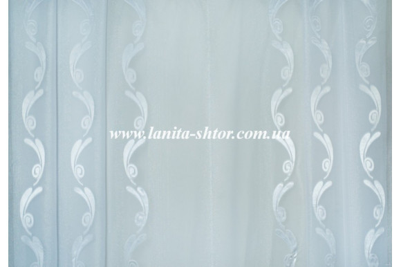 Готовый тюль белый В505-01 2,30м/5,0м