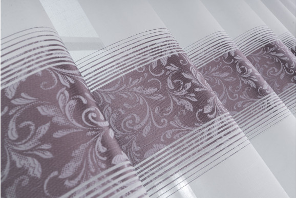 Тюль льон-жаккард Cindy TLG-9234 сірий