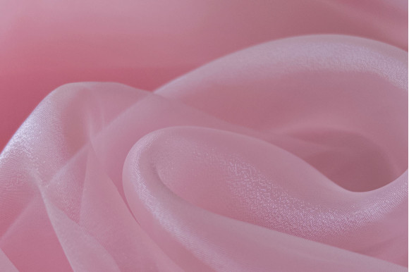 Тюль органза TOO-9252 рожева Тюль органза TOO-9252 рожева