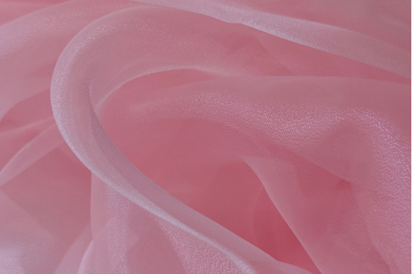 Тюль органза TOO-9252 рожева