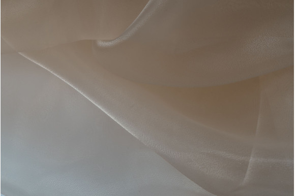 Тюль органза TOO-9253 бежевая Тюль органза TOO-9253 бежевая