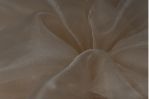 Тюль органза TOO-9253 бежевая Тюль органза TOO-9253 бежевая